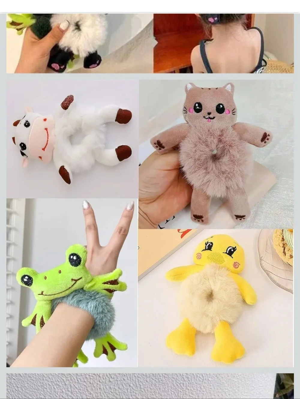 Kids Hair Ties Plush Hair Accessories (5pieces) New